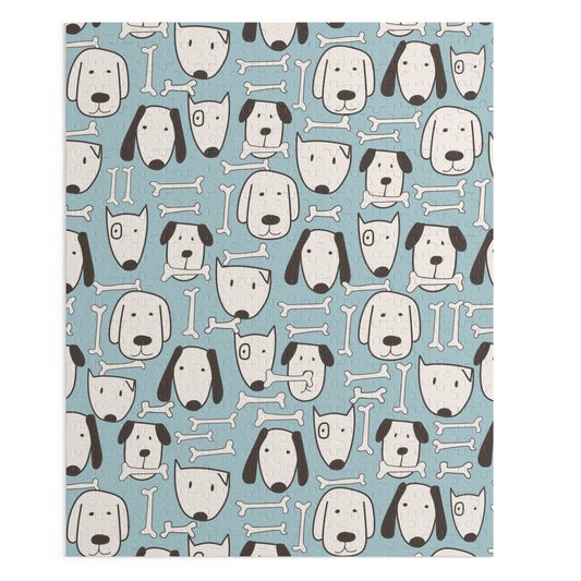 Canine Design Puzzle with 500 Pieces for Assembly