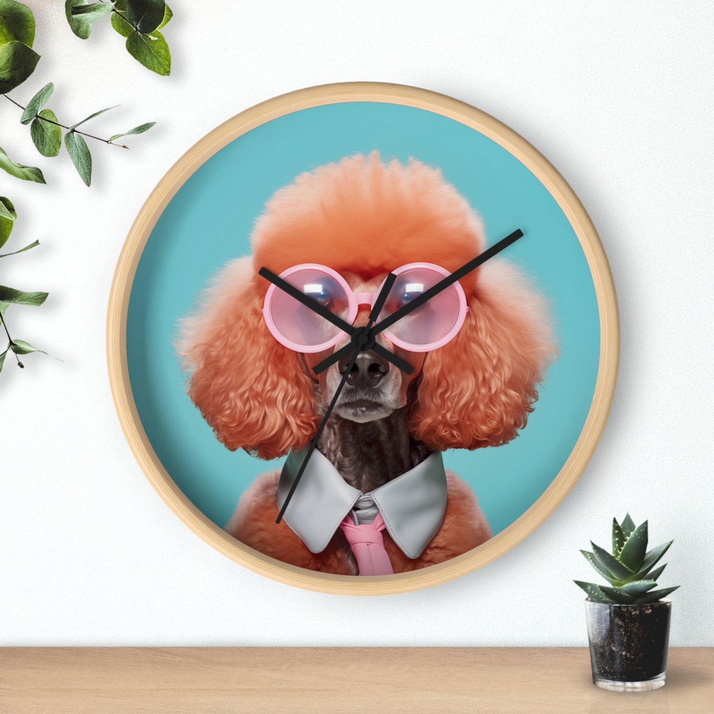 Cool Canine with Sunglasses Wall Timepiece