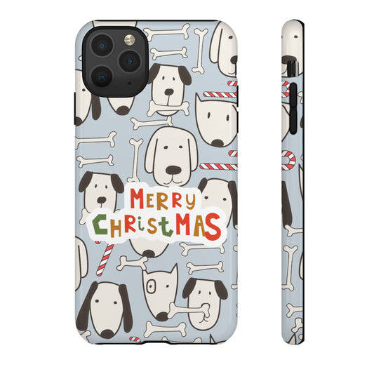 Dog Pattern Festive Holiday Tough Cases