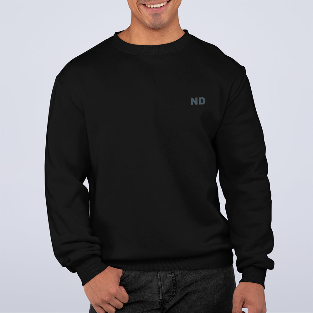 Men's Swirled Back Design Sweatshirt