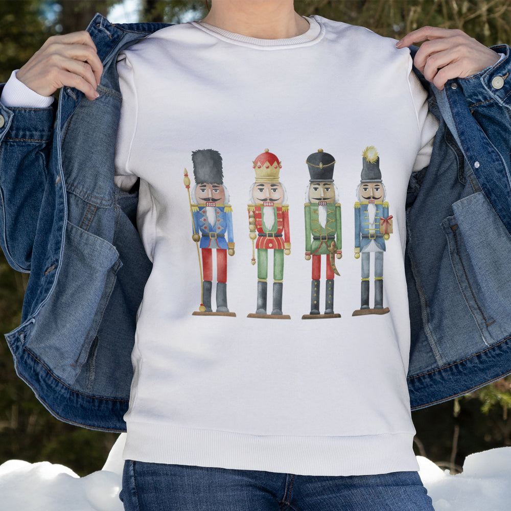 Nutcracker Toy Soldiers Sweatshirt for Women