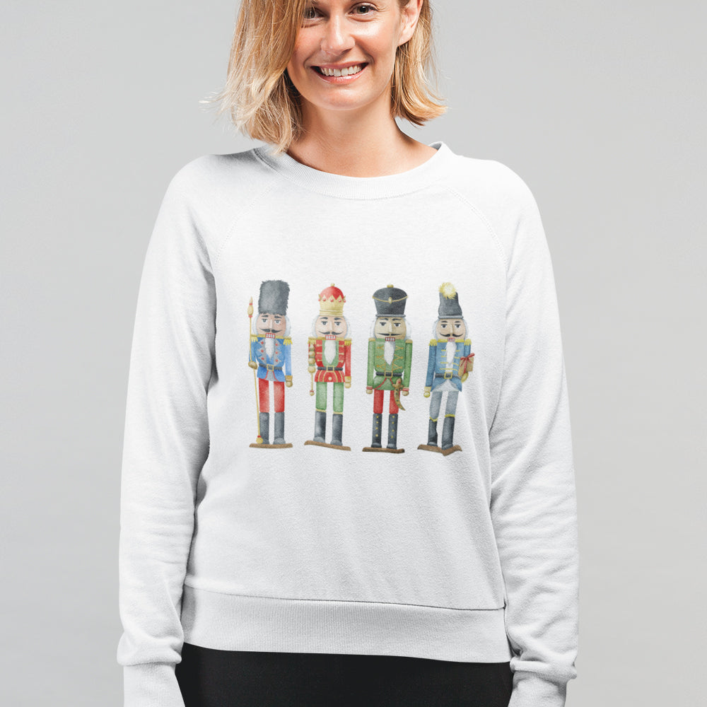 Nutcracker Toy Soldiers Sweatshirt for Women