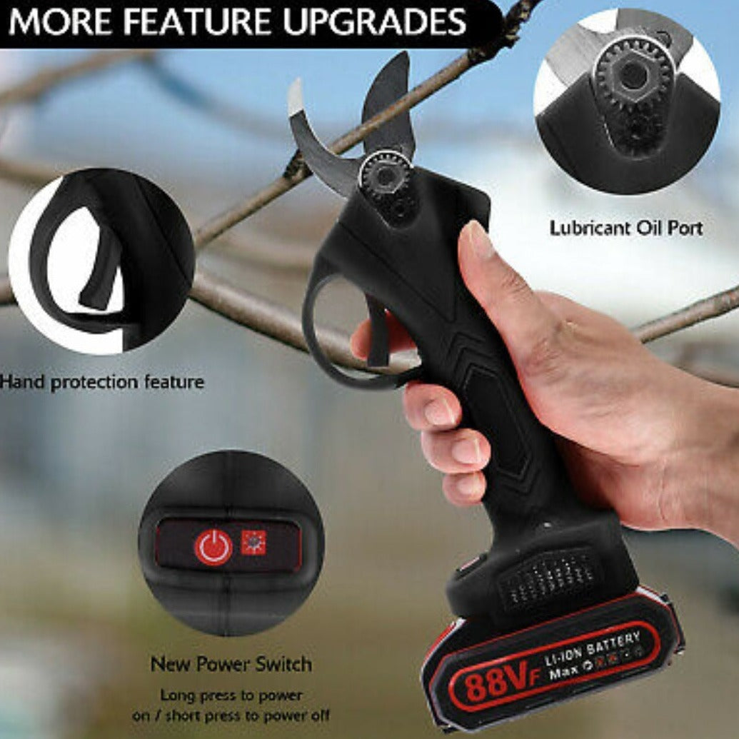 Cordless Pruning Shears with Rechargeable Battery