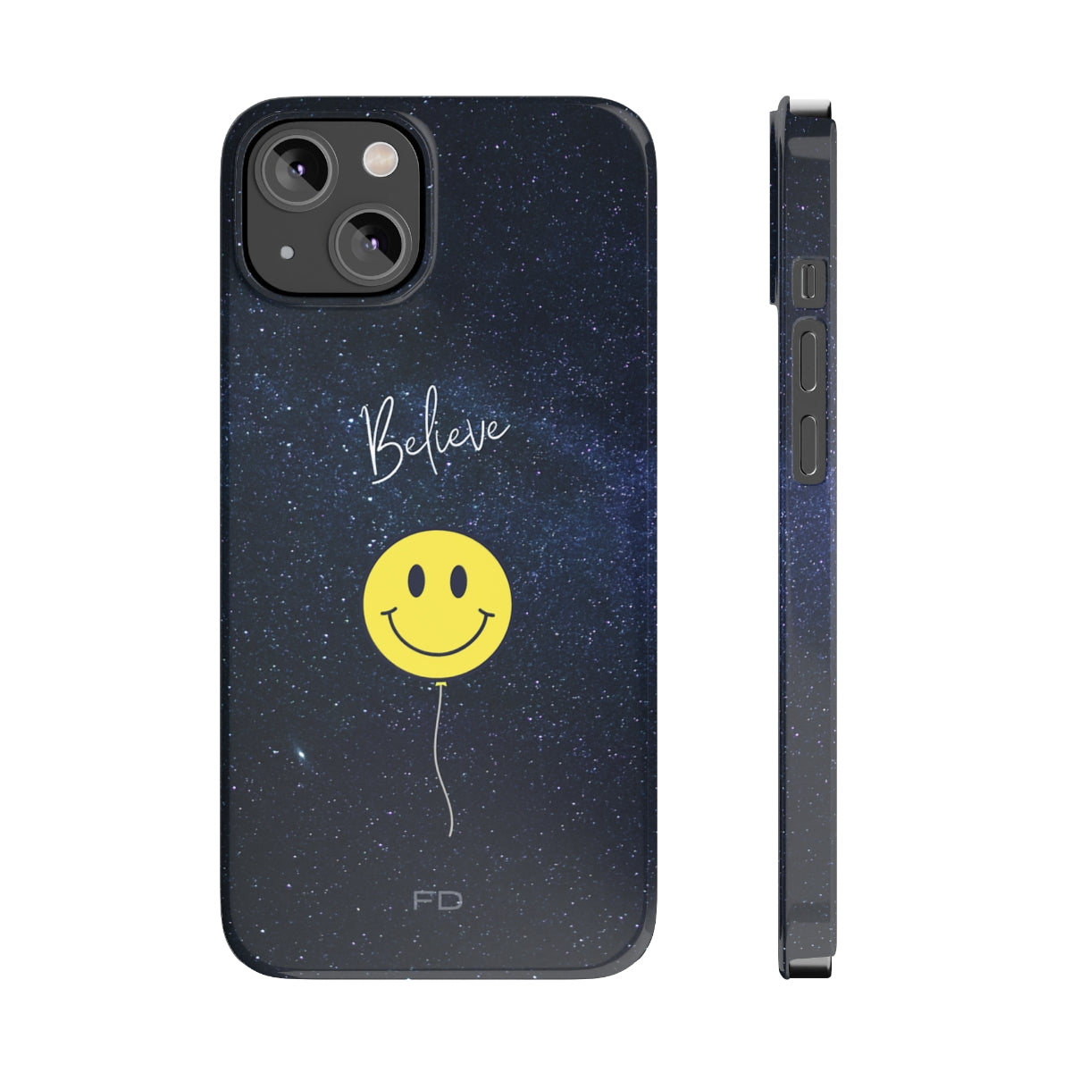 Spacey Smiles - Believe iPhone Slim Case