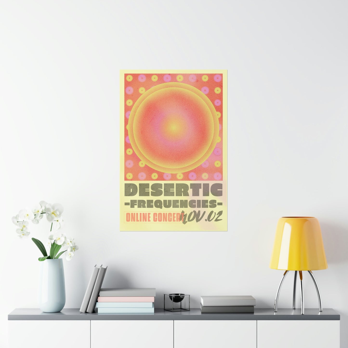 Gradient Poster Concert Experience Online