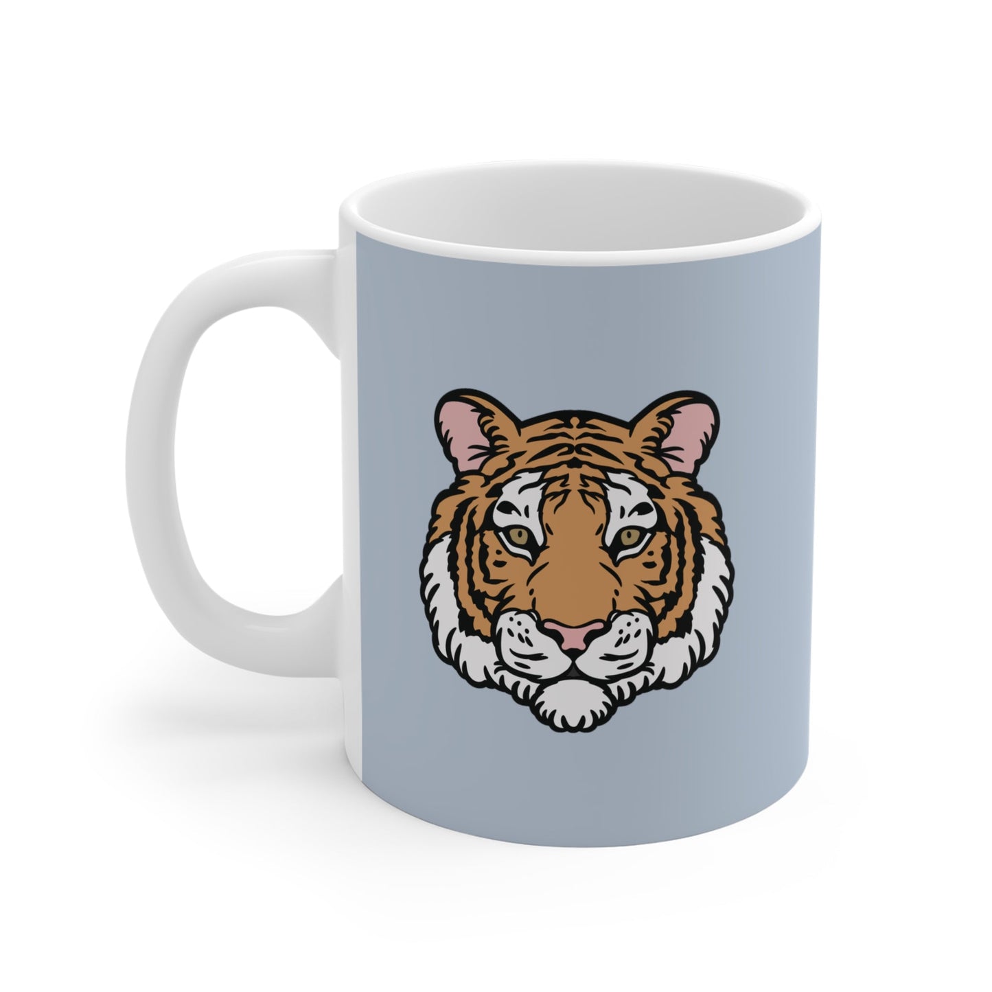 Blue Mug with Tiger Logo