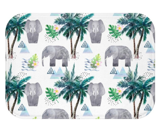 Fortunate Pachyderm Bathroom Rug Decor