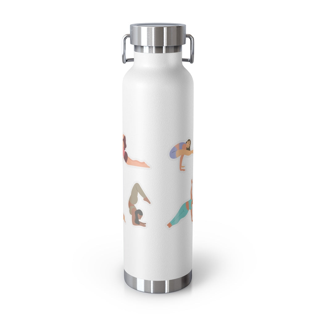 Discover Equilibrium: 22oz Thermos Bottle for Yoga Poses