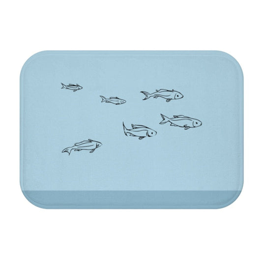 Oceanic Fish Bath Mat