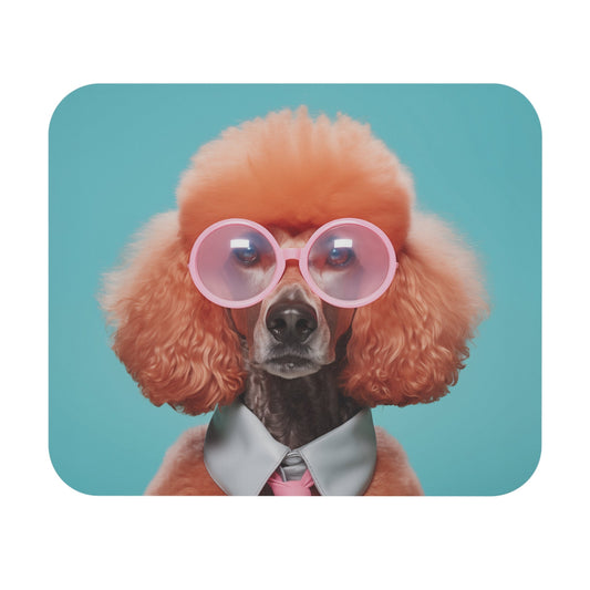 Cool Canine in Sunglasses Mouse Mat