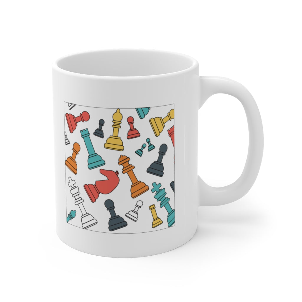 Floating Chess Ceramic Mug 11oz