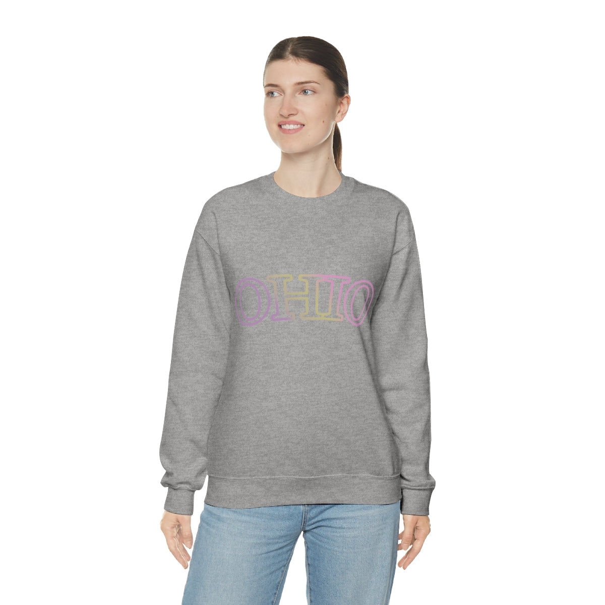 Gradient Ohio State Women's Pullover Sweatshirt