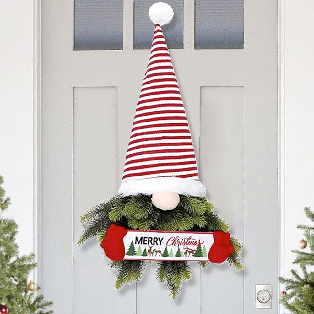 Holiday Gnome Wreath Decoration