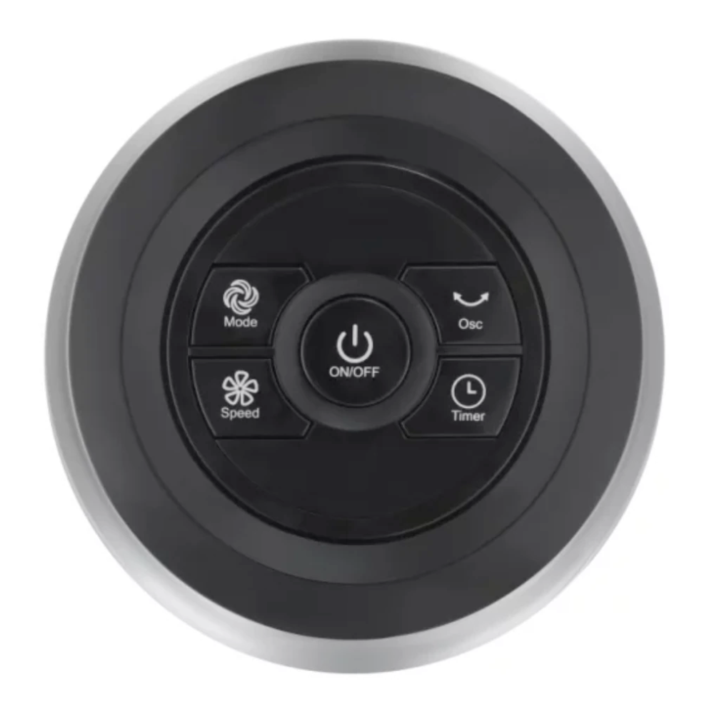 Black Desk and Tower Fan - 36" Portable