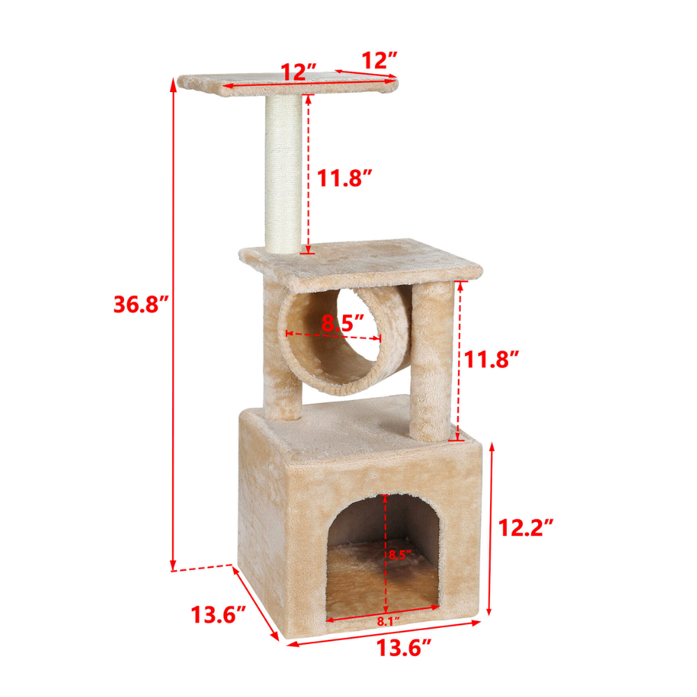 Scratching Post: A Tower for Cats to Climb and Lounge In