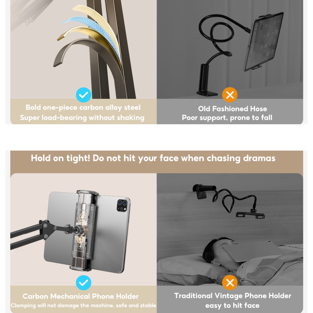 Flexible Holder for Tablets and Phones