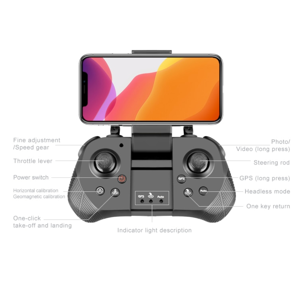 Smart Dual Camera Phantom Ninja Drone with GPS AF9