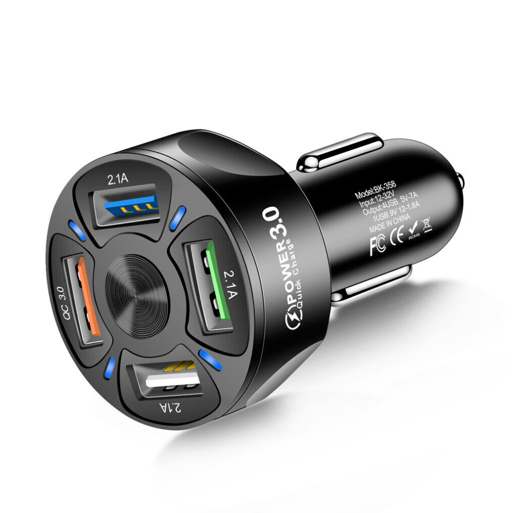 Fast Car USB Charger with Multiple Functions for Rapid Charging