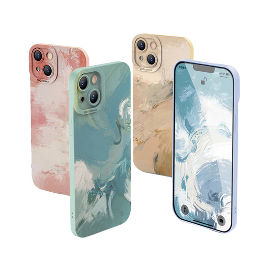 Watercolor-Style Case for iPhone - A Vivid and Artistic Phone Cover