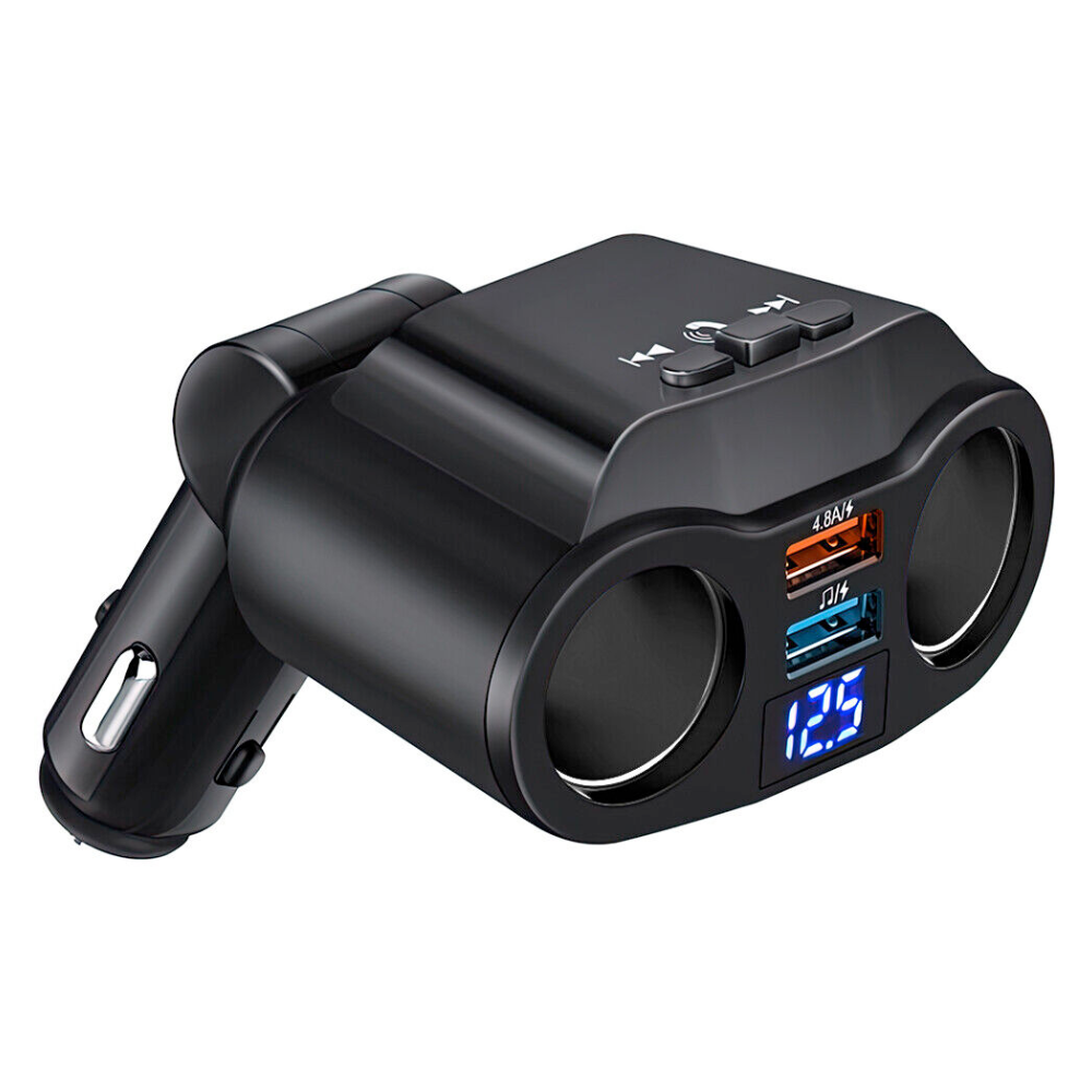 Car Lighter Adaptor with Dual USB Port