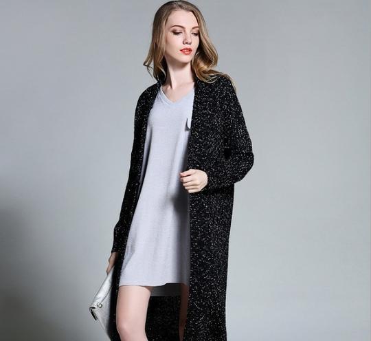 Navy Cardigan for Women - Mid-Length Stylish Outerwear