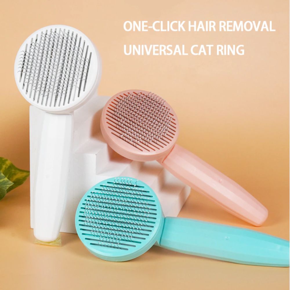 Fur Detangling and Relaxing Massage Brush for Pets