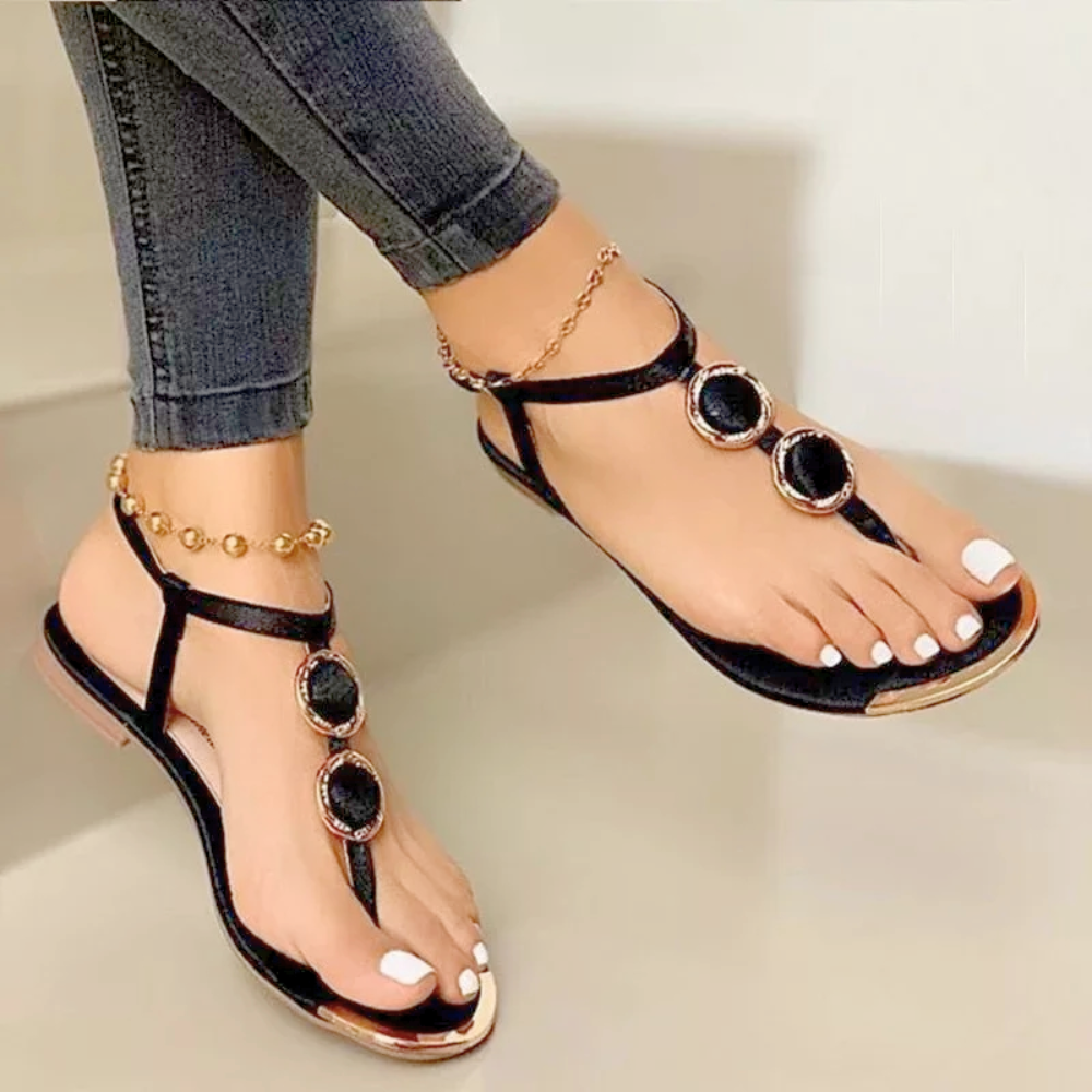 Embellished Thong Sandals for Women