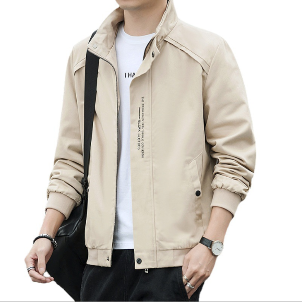 Short High Collar Men's Jacket