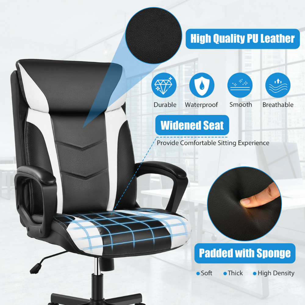 Gaming Racer Inspired Office Computer Chair