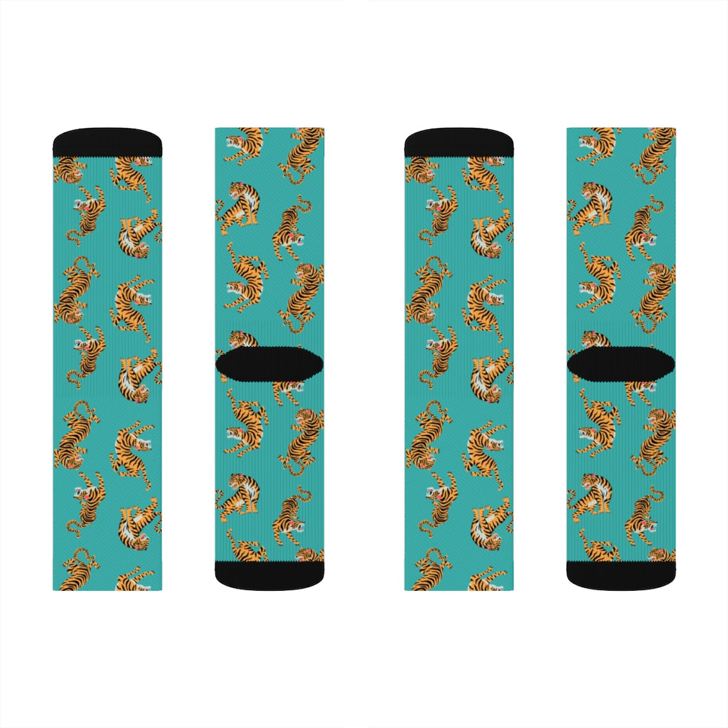 Fun Tiger Novelty Socks