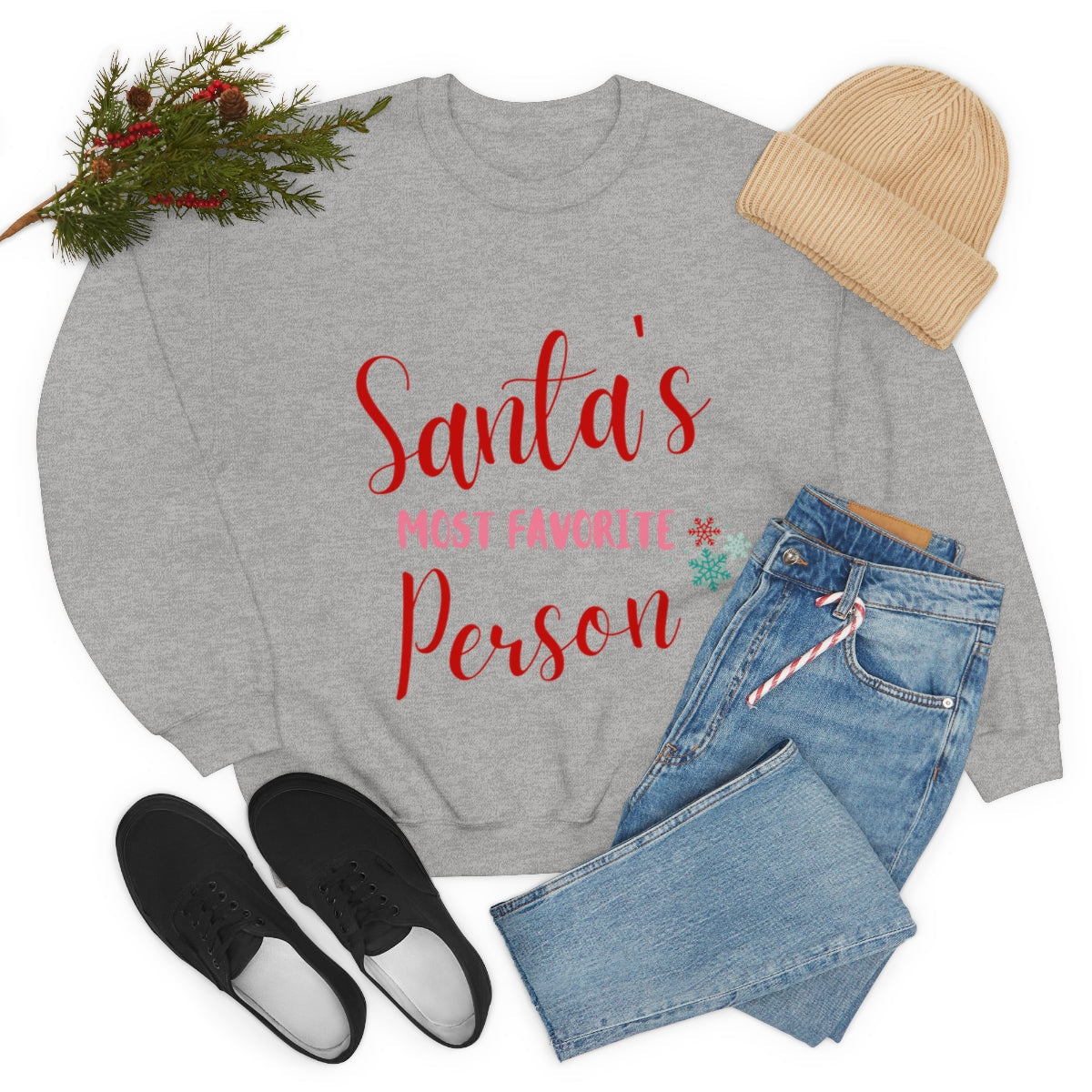 Women's Sweatshirt - Santa's Beloved Companion