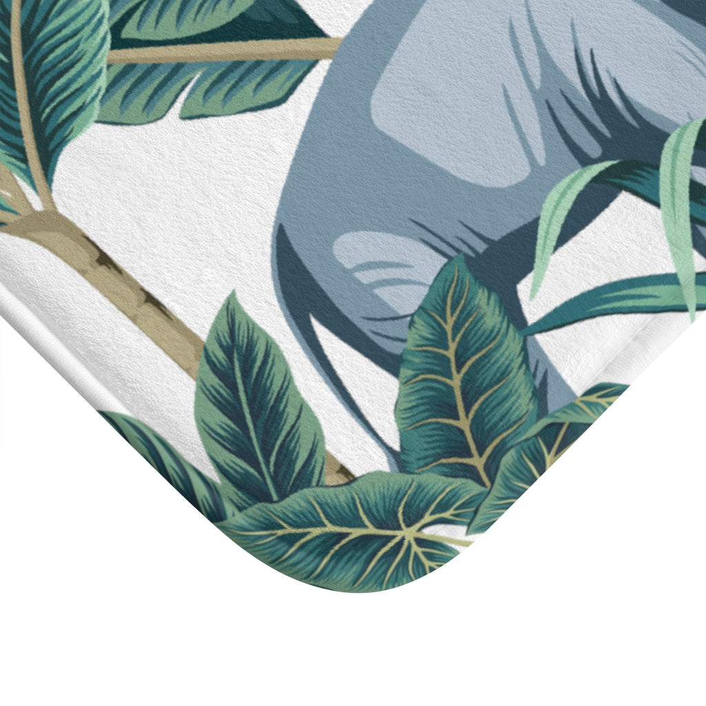 Wild Elephant Bath Mat for Lucky Home Decor