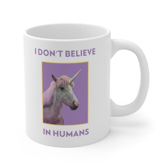 Skeptic Mug: Humans Are Not Real