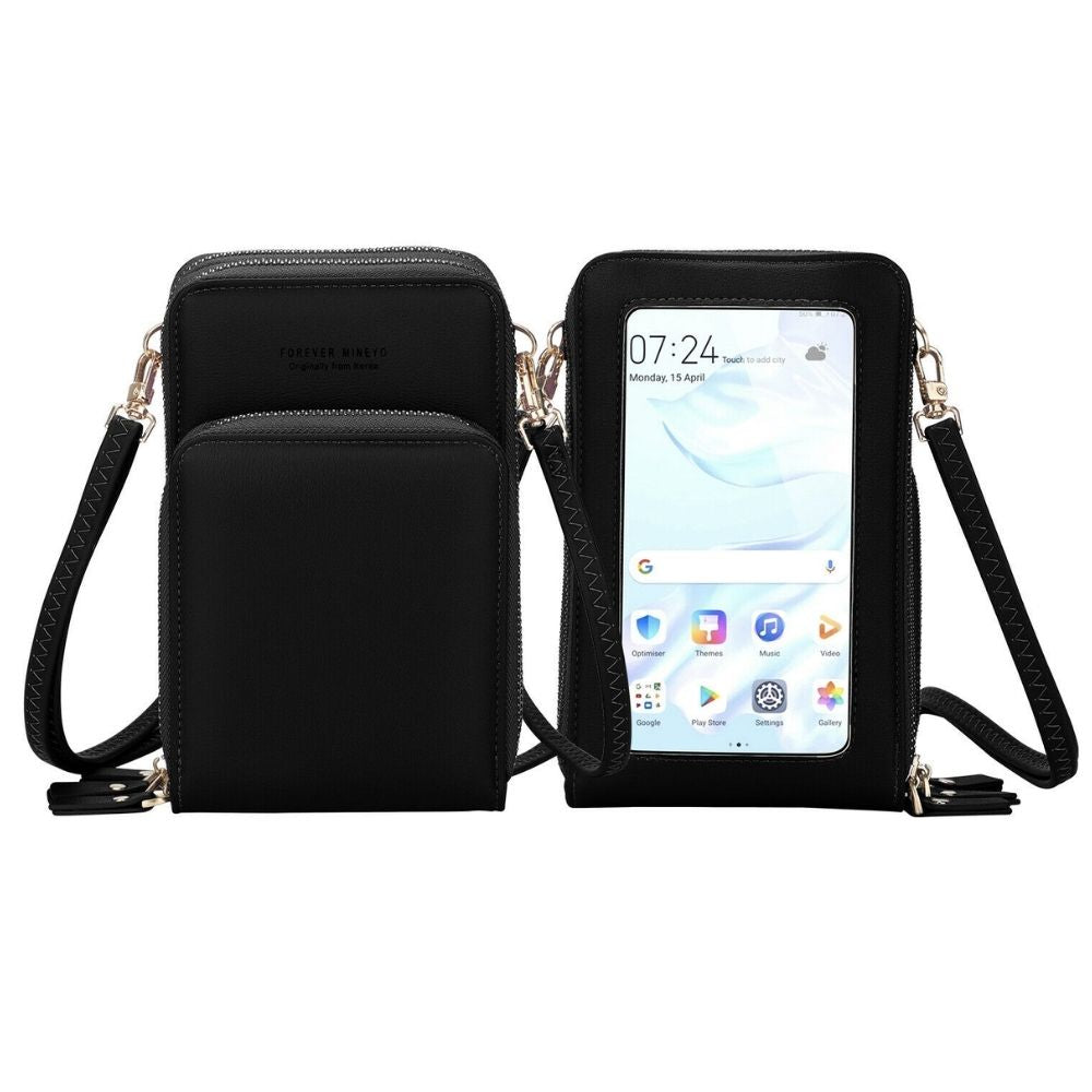 Crossbody Wallet Pouch for Touchscreen Devices