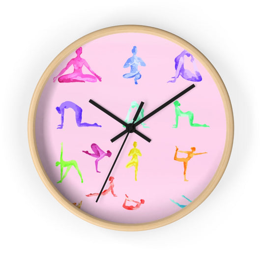 Wall Clock: Yoga Haven