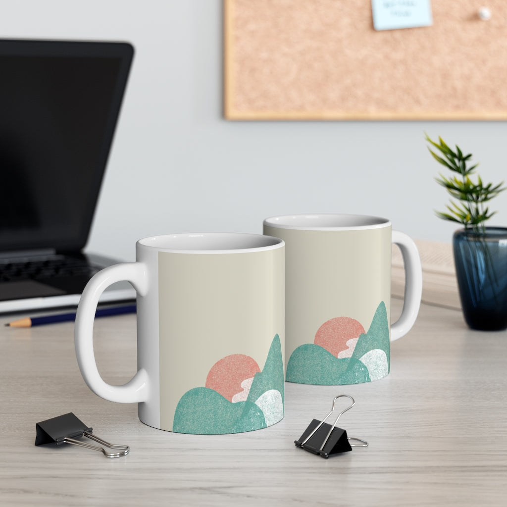 Landscape Abstract Mug for Coffee and Tea