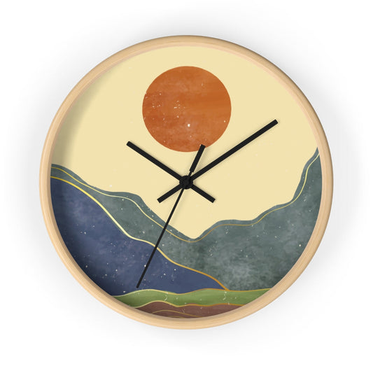 Wall Clock Inspired by the California Sunshine