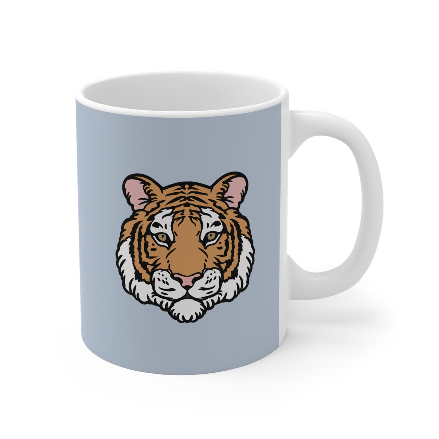 Blue Mug with Tiger Logo