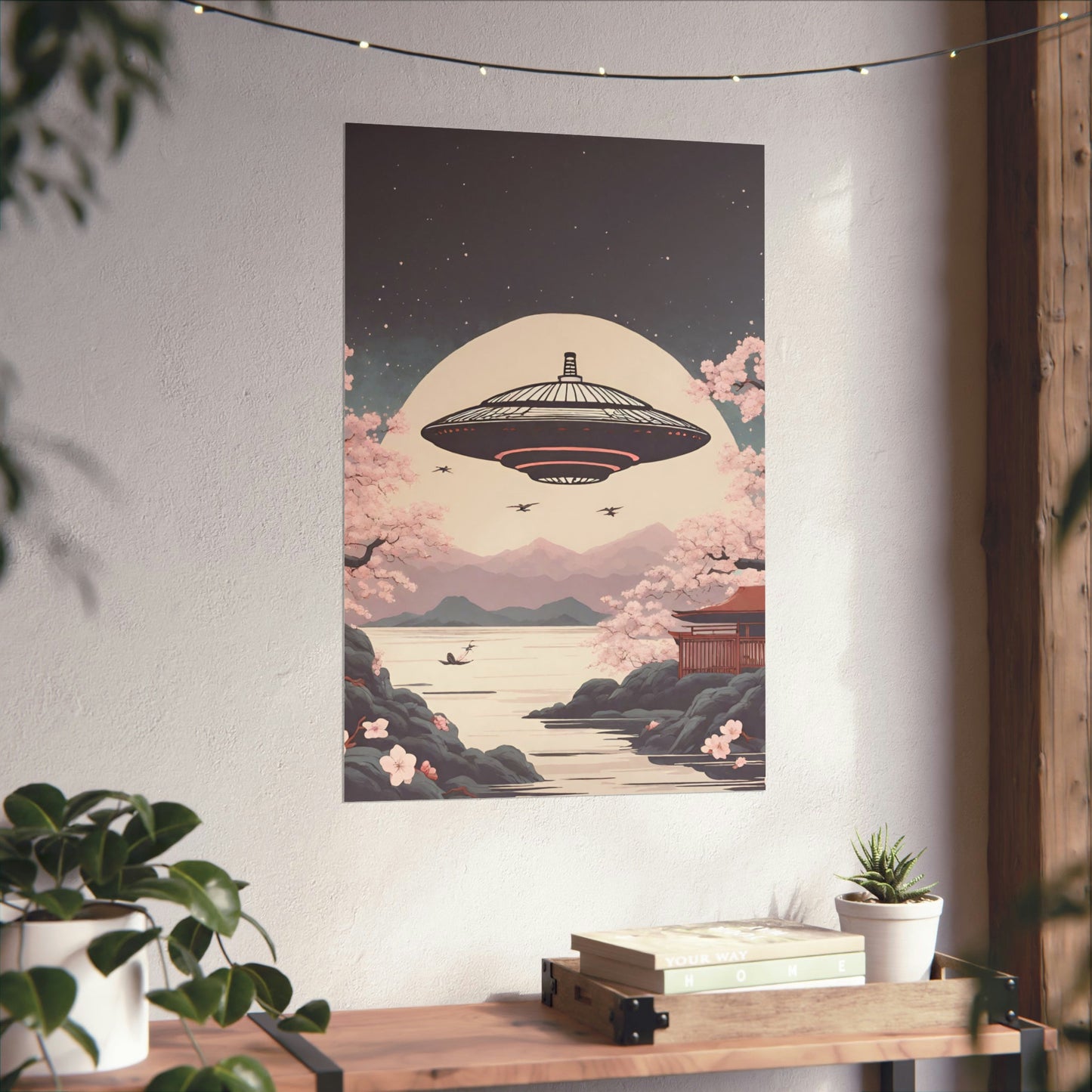 Japanese Vintage UFO Art Print