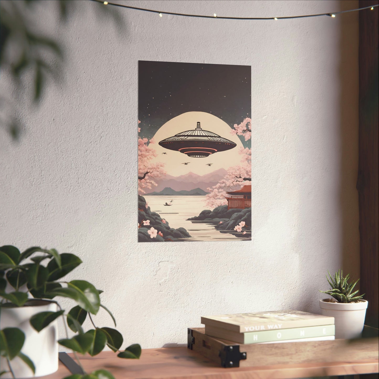 Japanese Vintage UFO Art Print
