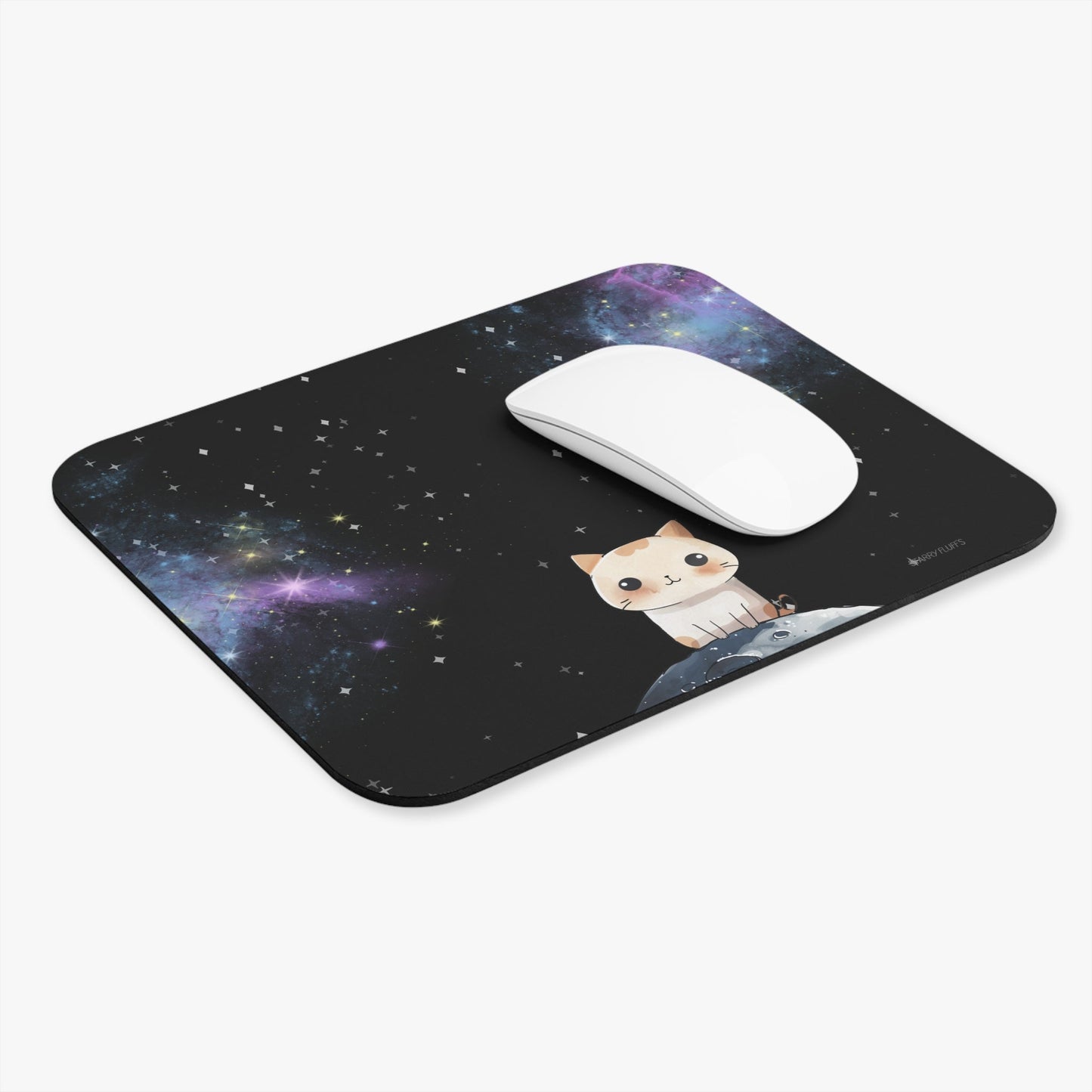 Cosmic Cloud Mouse Pad by Starry Fluff
