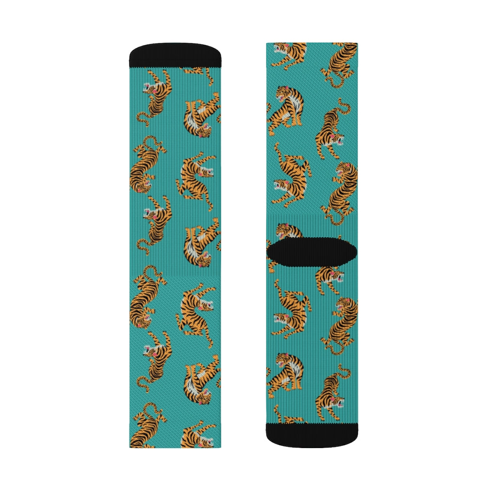 Fun Tiger Novelty Socks