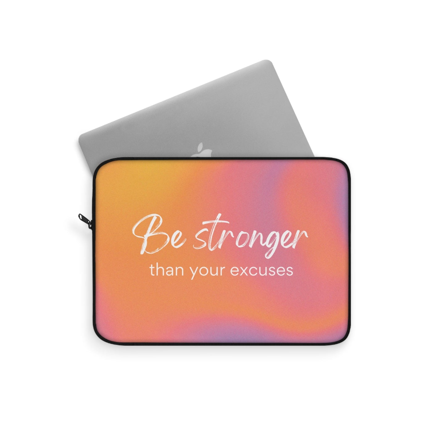 Be Empowered by Overcoming Your Excuses Print Laptop Sleeve