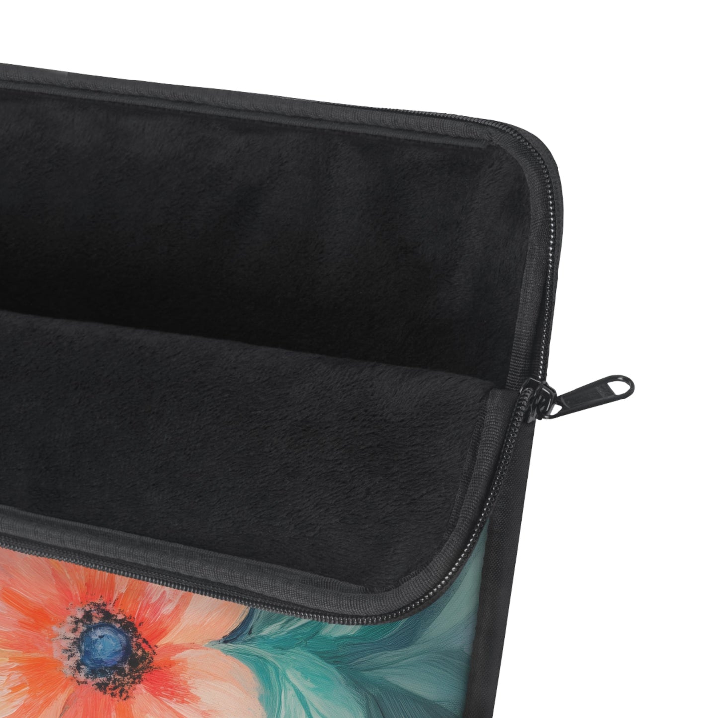 Delicate Flower Pattern Laptop Cover