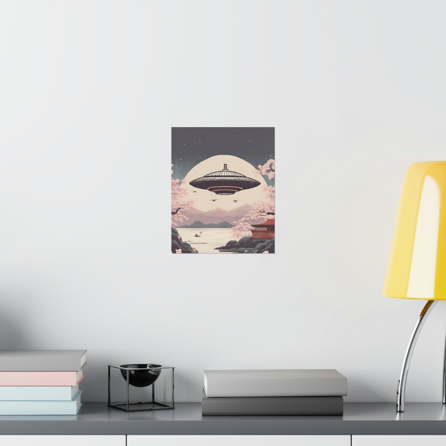 Japanese Vintage UFO Art Print