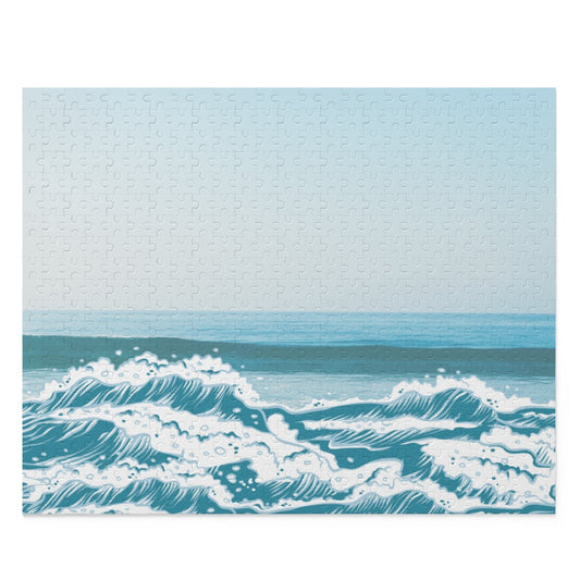 500-Piece Ocean Waves Puzzle for Beach Enthusiasts