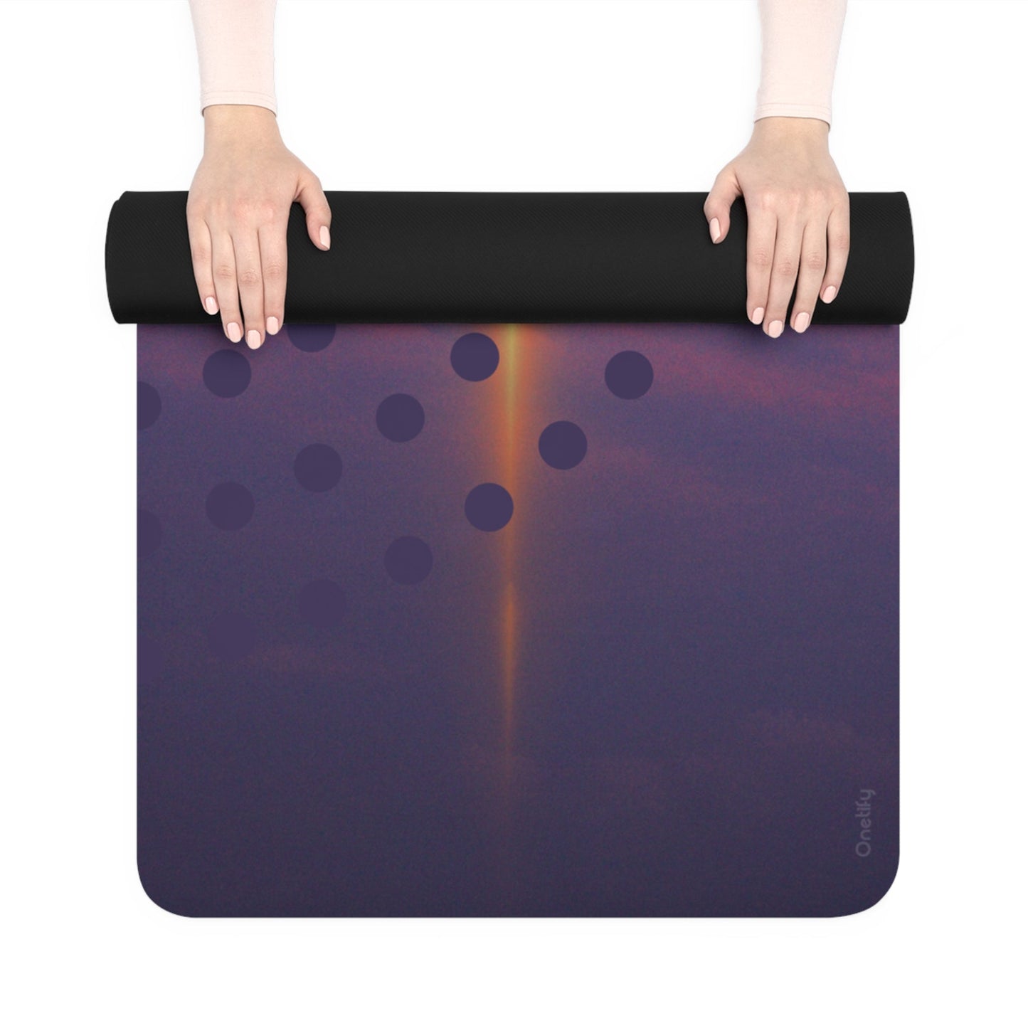 Flaming Cosmos Yoga Mat
