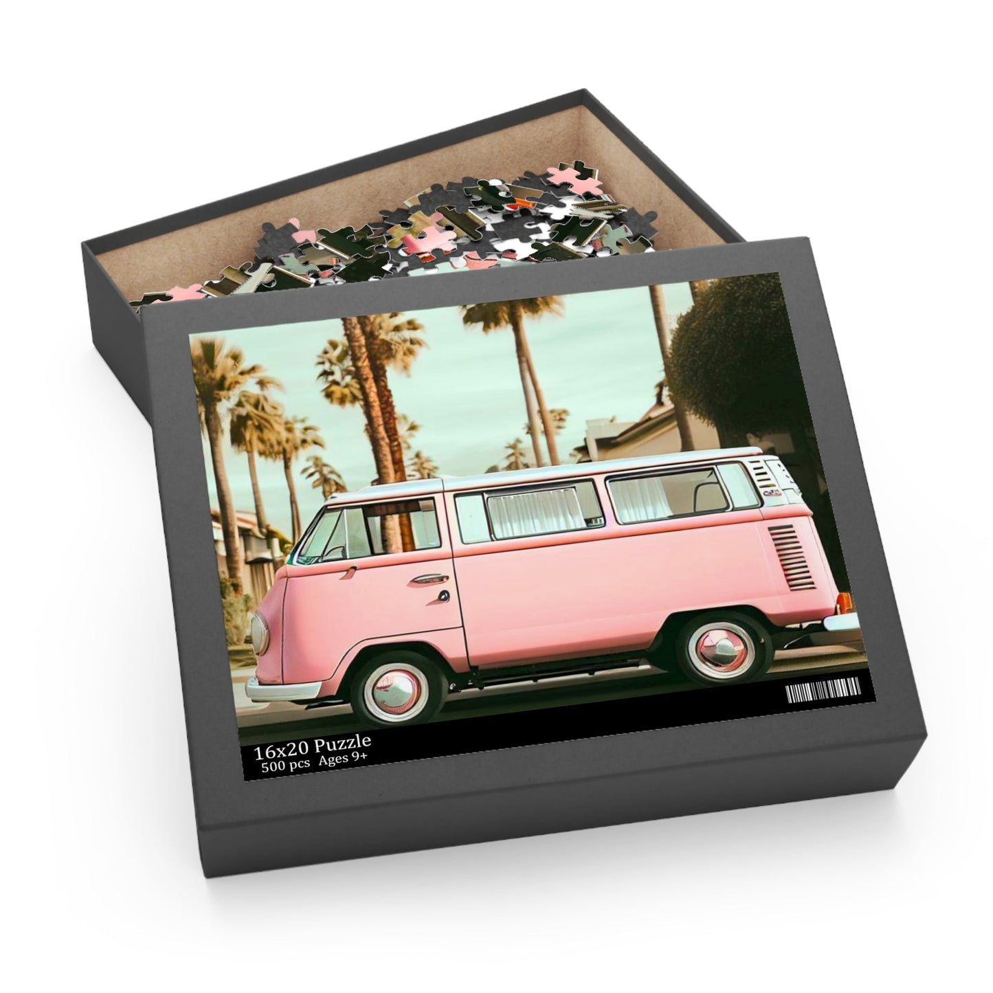Neighborhood Retro Van 500-Piece Jigsaw Puzzle