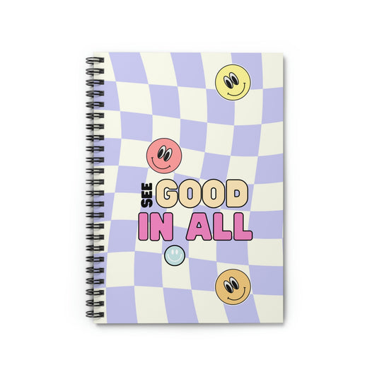 Happy Nostalgic Smiles Spiral Notebook