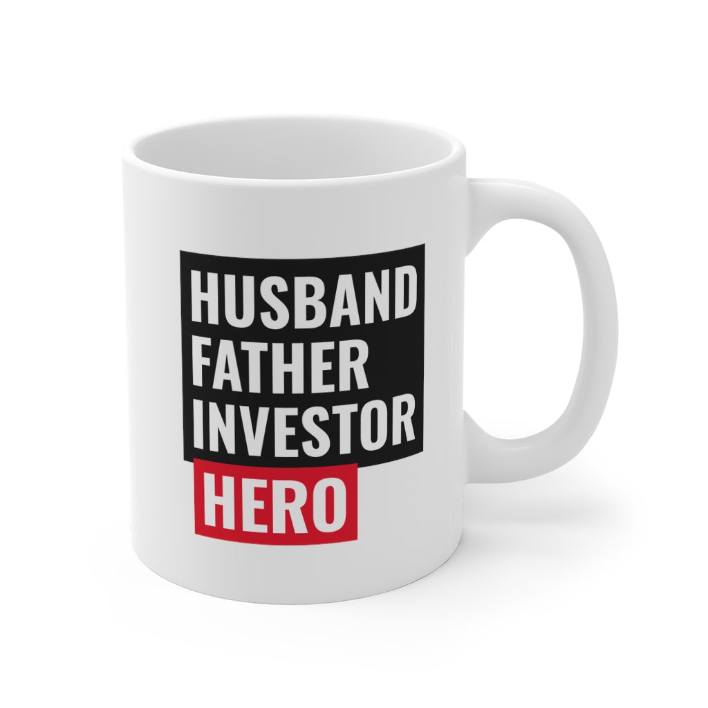Husband, Father, Investor, Superhero Mug